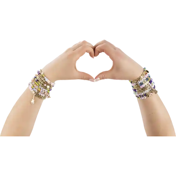 Schmuck-Bastelset für Armbänder mehrfarbig