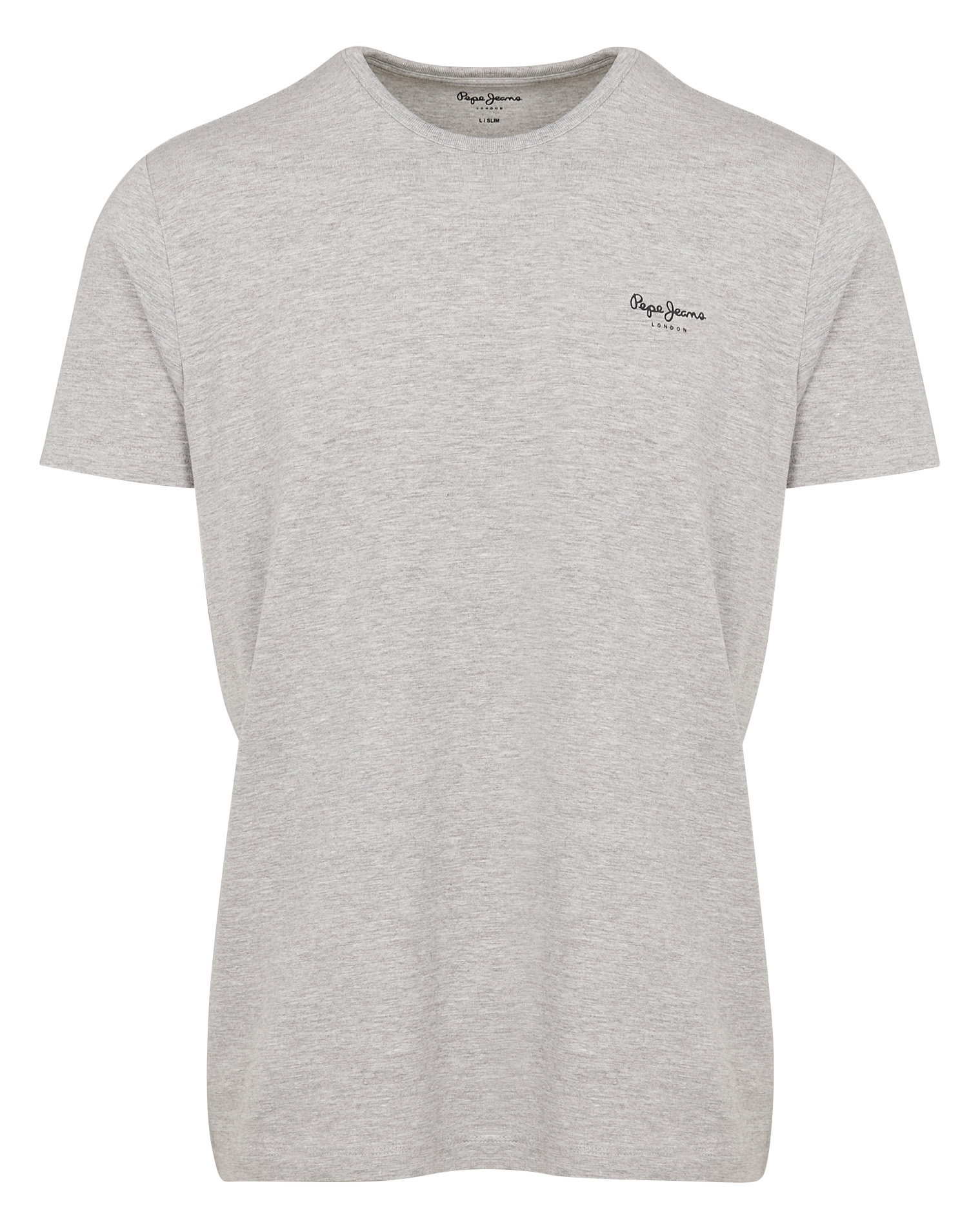Tee-shirt droit en coton mélangé | Gris