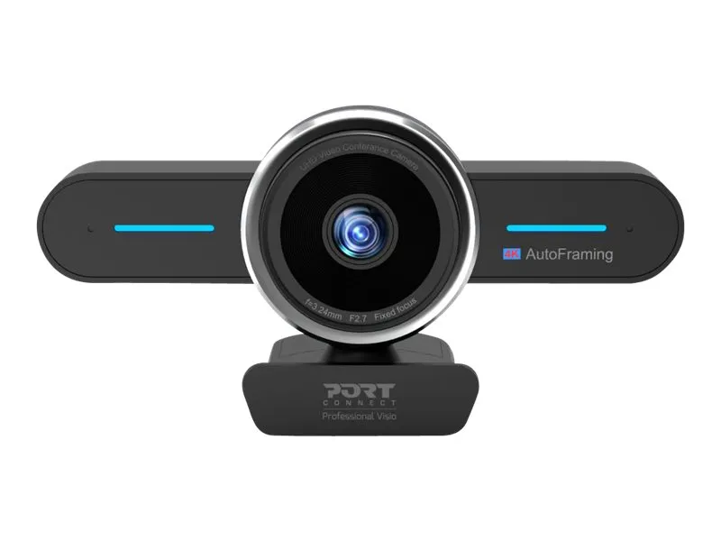 PORT Connect - Konferencekamera - farve - 8,3 MP - 3840 x 2160 - 4K - USB-C - MJPEG, YUV - DC 5 V
