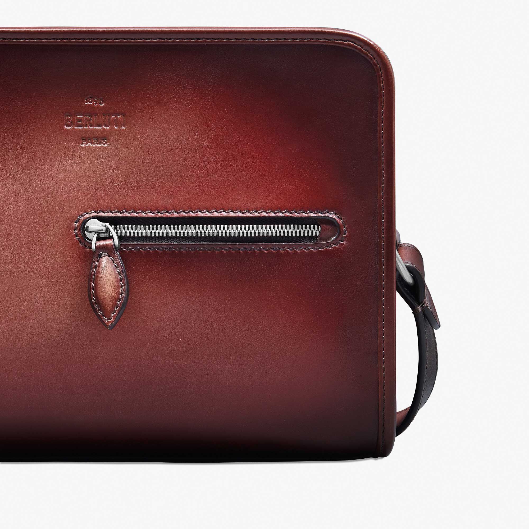 Sac Bandoulière Journalier En Cuir