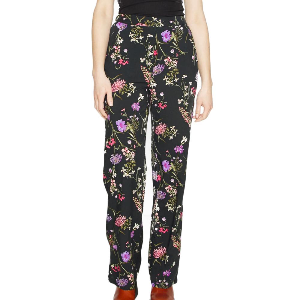 Vero Moda Pantalon Noir à Motifs Femme Vero Moda Easy Hw