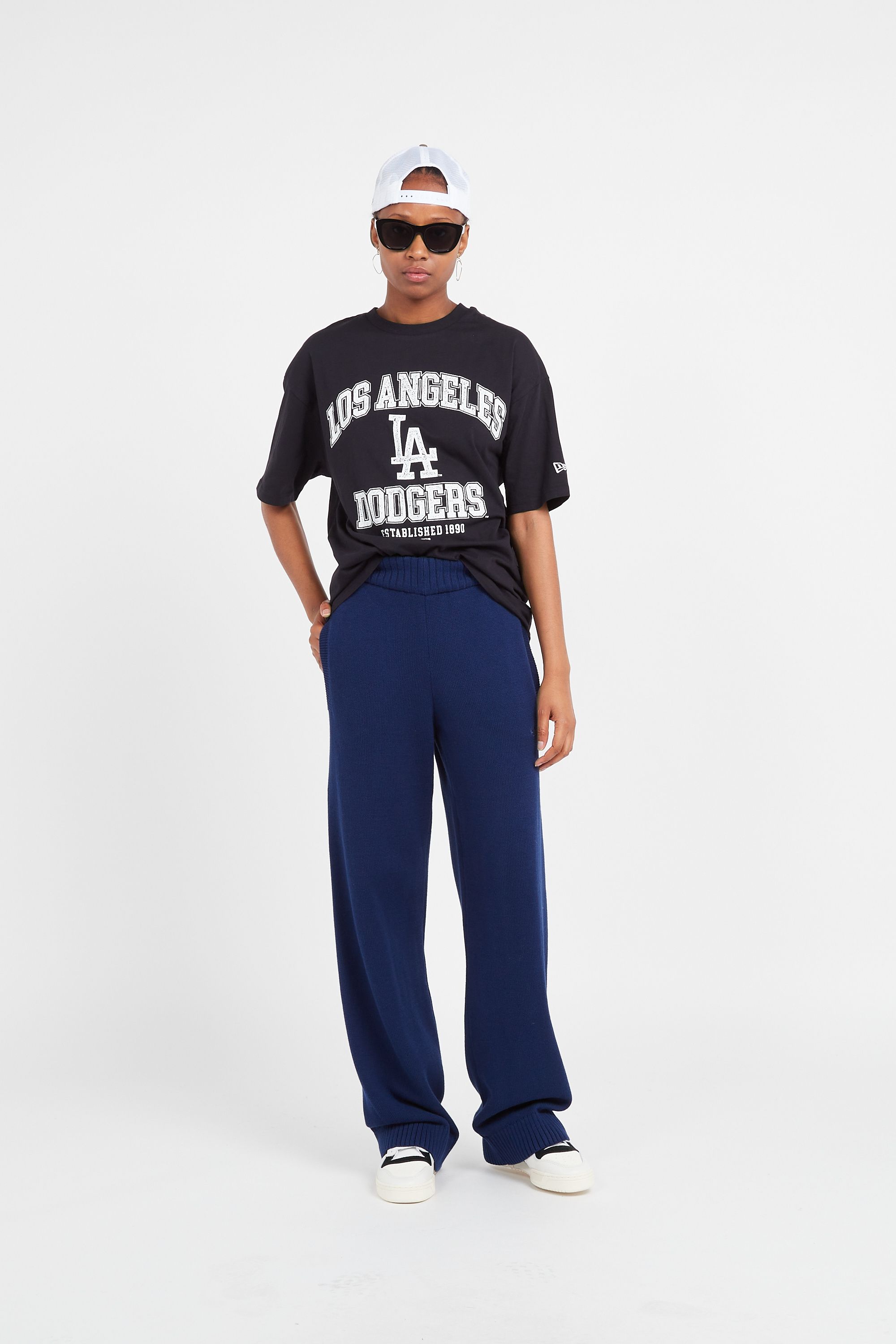 NEW ERA T-shirt  MLB ARCH LOGO OS Bleu
