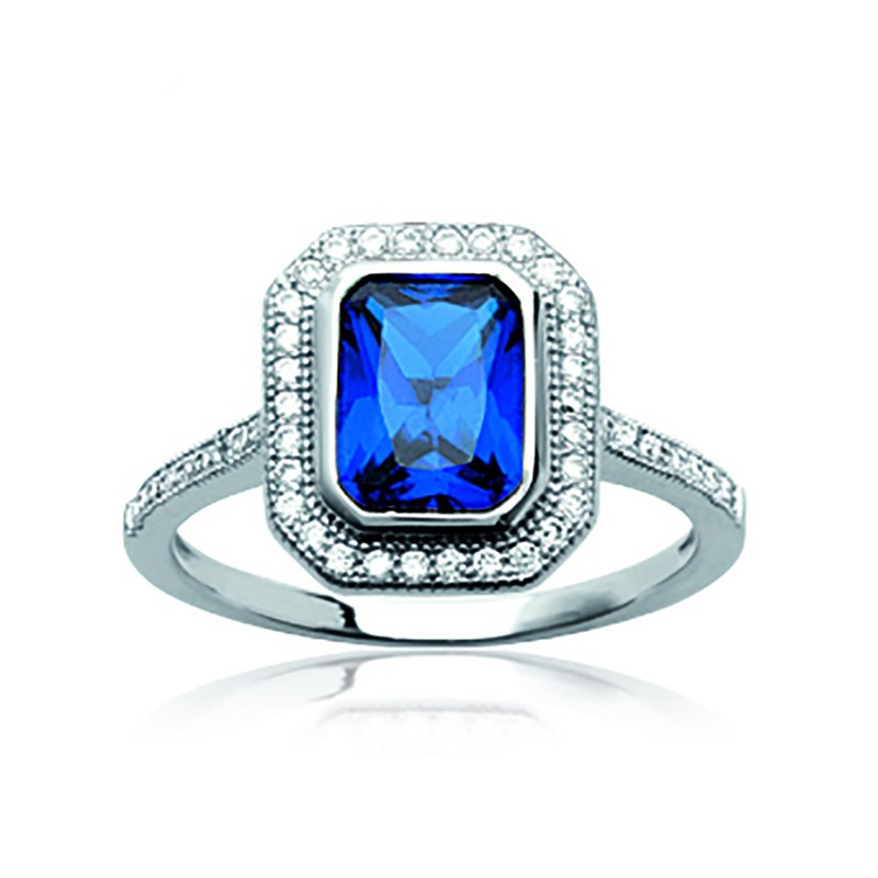Bague Femme - Argent 925 - Oxyde de zirconium