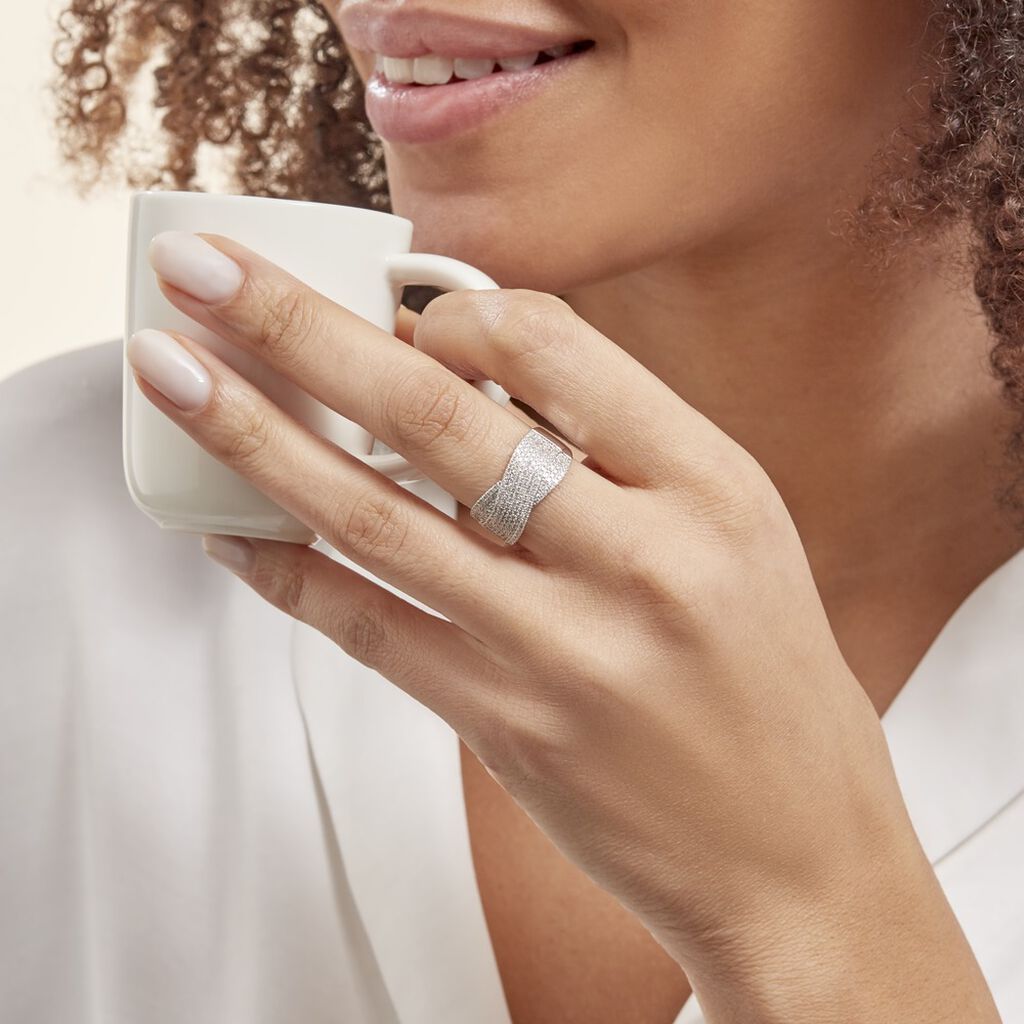 Bague Elyne Or Blanc Diamant