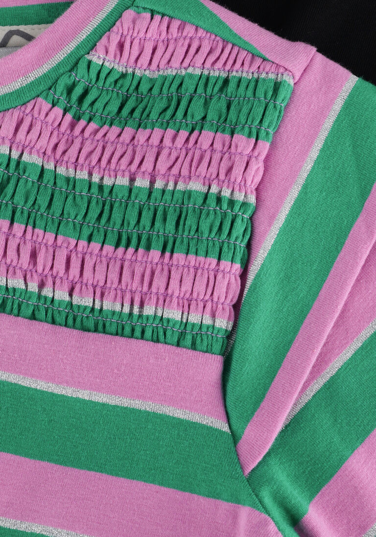 MOODSTREET groene moodstreet mini jurk m208-5816