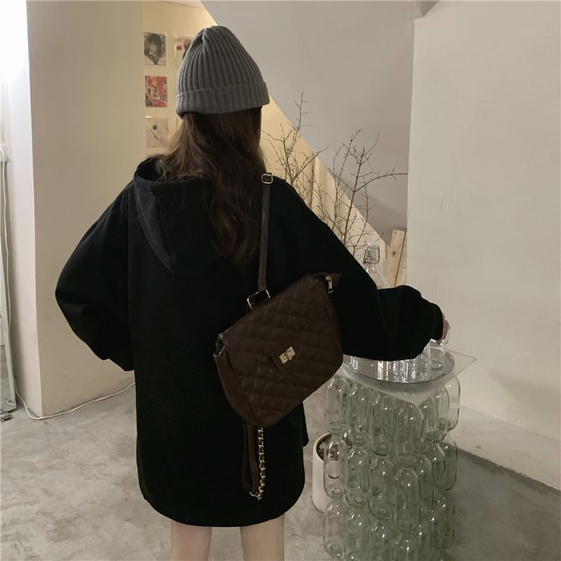 RONIN - Effen mini hoodiejurk