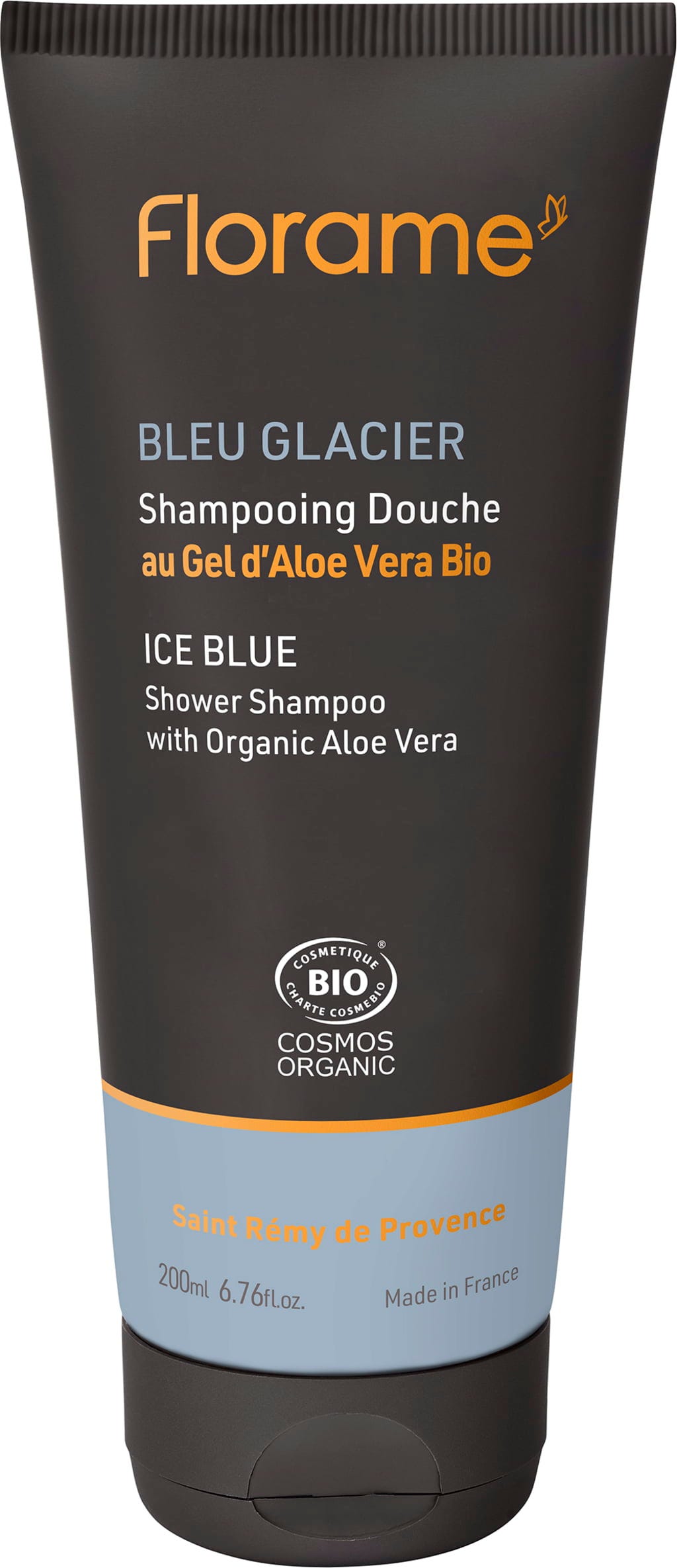 Florame  HOMME 2in1 Duschgel & Shampoo, Ice Blue (200 ml)