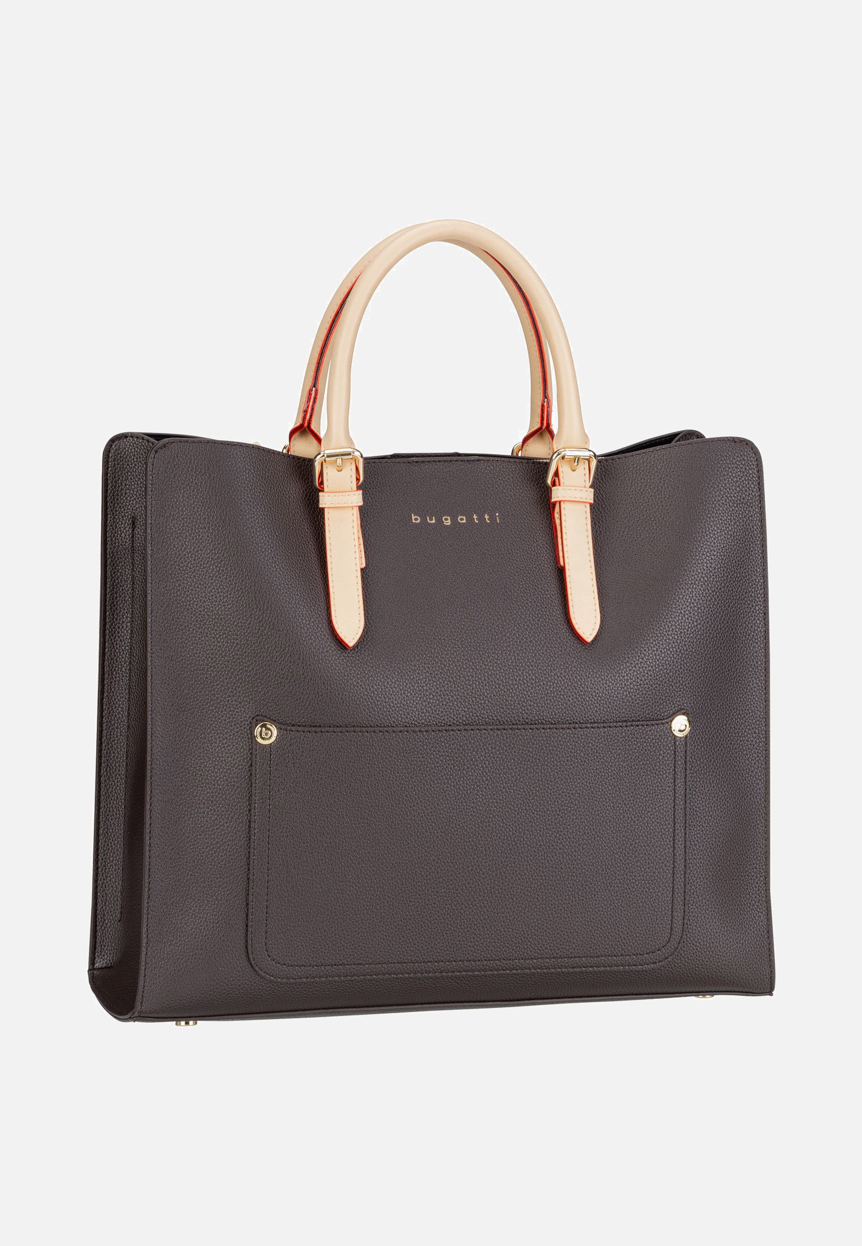 Ella Top Handle L Dunkelbraun - Tote Bag