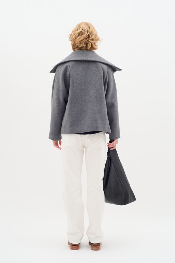 InWear PerryIW Short Coat Granite melange