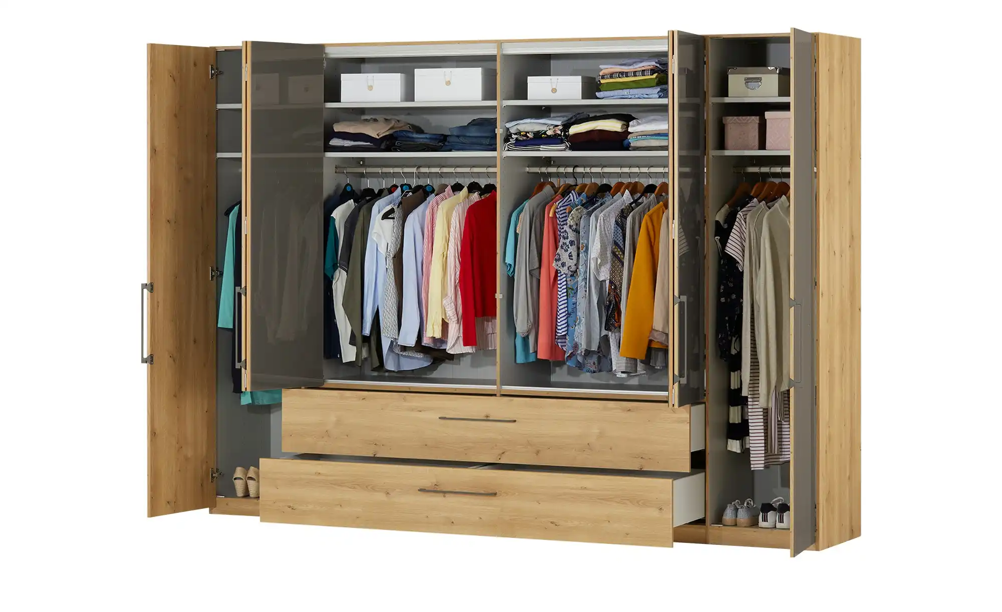 Gleittürenschrank mit Panoramaöffnung Marlon