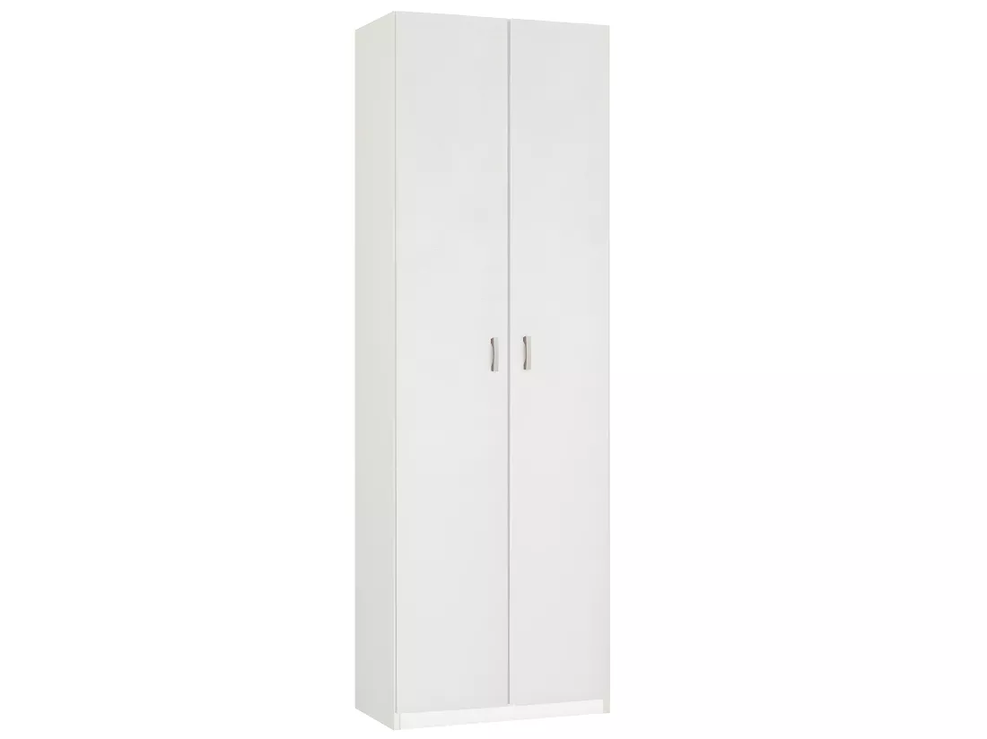 Armoire / meuble de rangement,coloris blanc - Hauteur 180 x Longueur 60 x Profondeur 35 cm