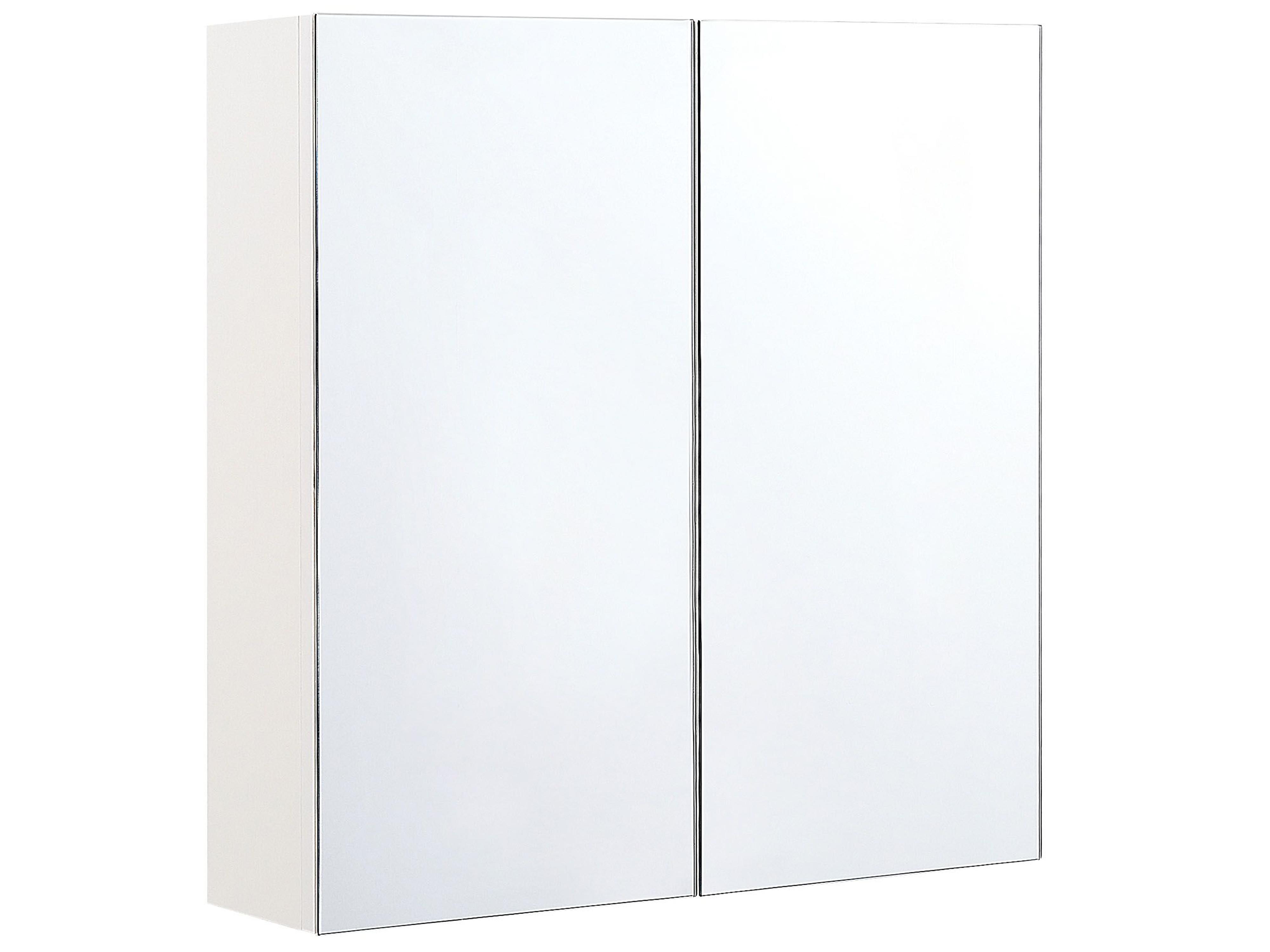 Badkamer wandkast met spiegel NAVARRA 60 cm 60 cm Wit