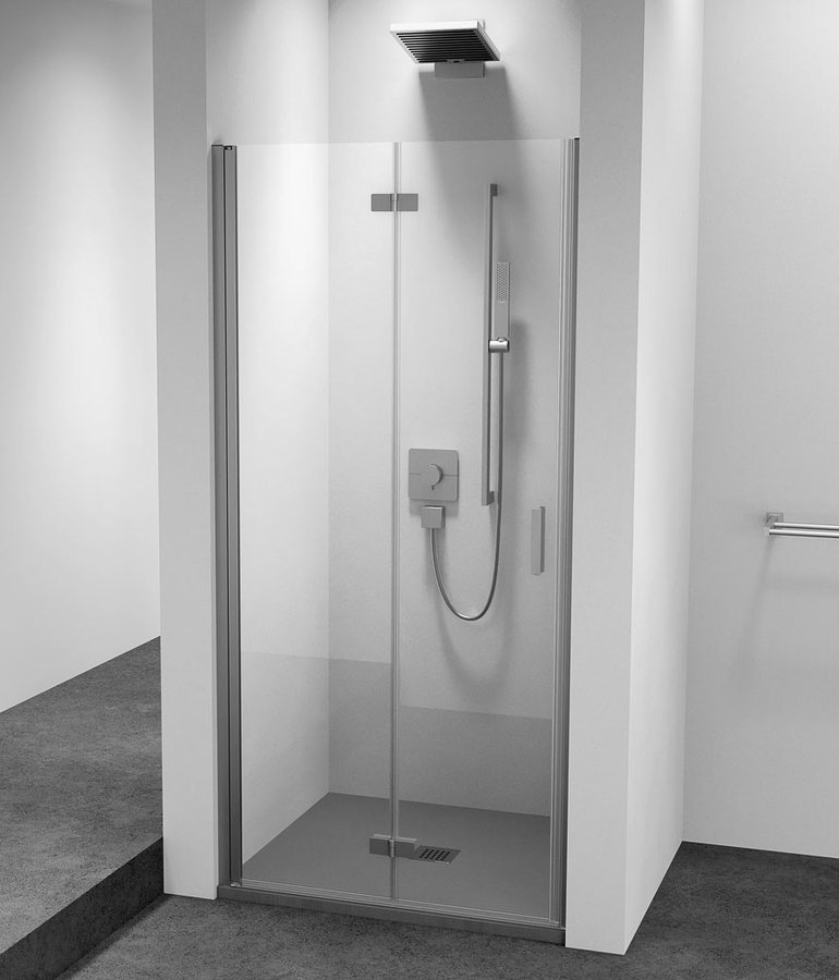 Polysan Zoom Line vouwdeur links voor nis 70x200cm chroom