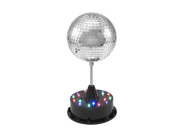 Speilkule 13 cm med LED base