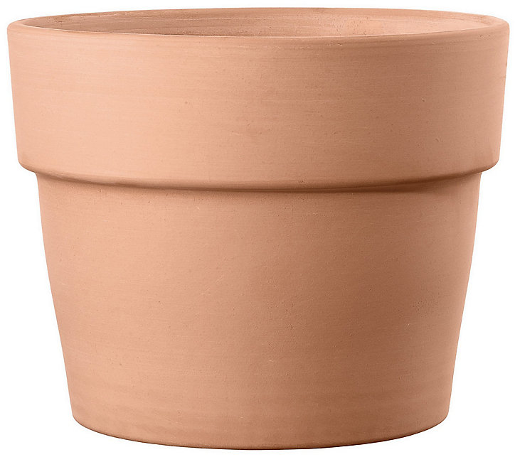 Pot perfetto blanc terre cuite ø50 cm
