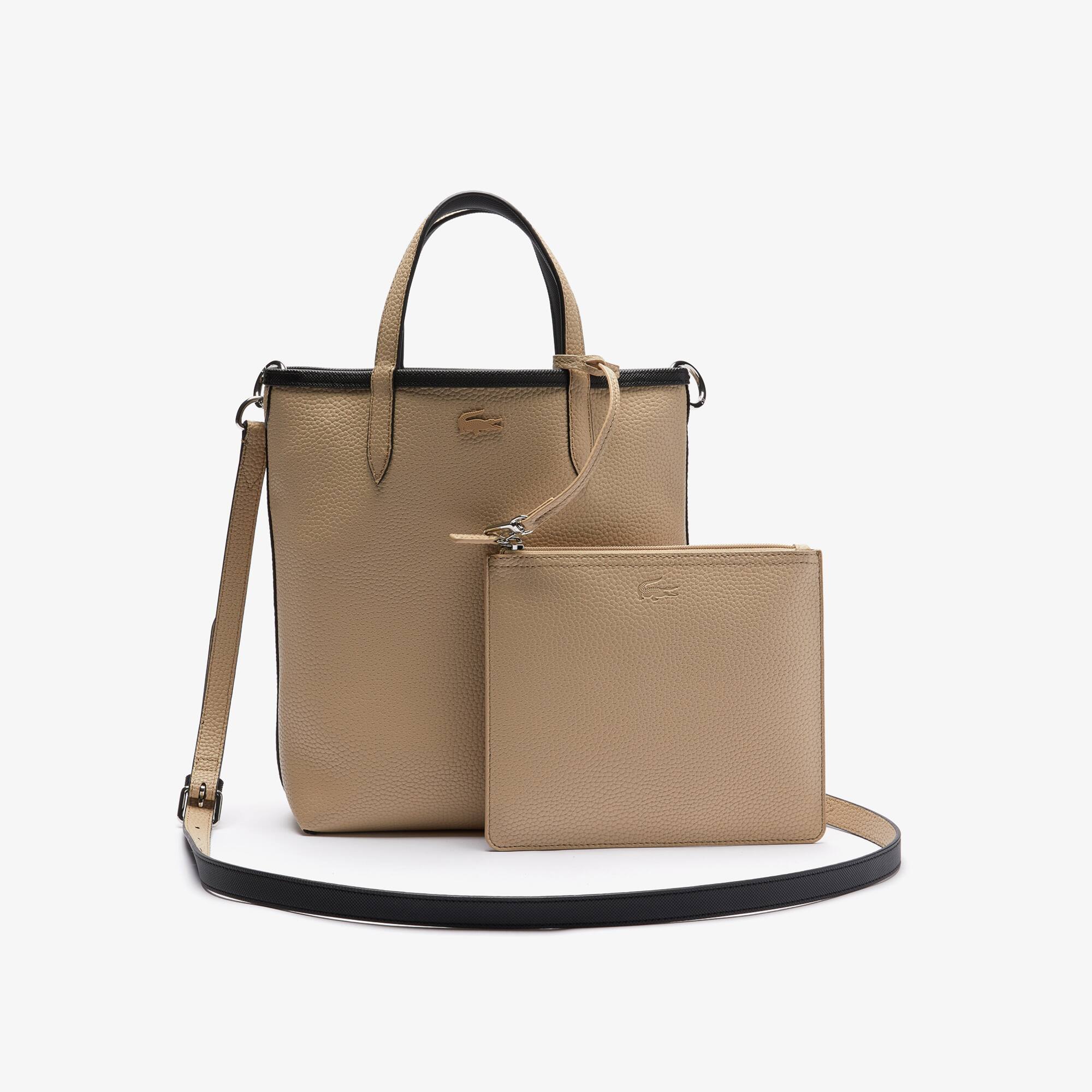 Wendbare Damen ANNA Tote Bag aus Canvas Taschen - Schwarz - Lacoste - Damen