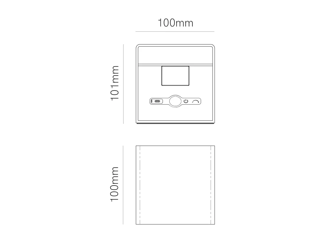 Applique LED sans fil Beneito Faure Lek Sensor 6W, détecteur mouvement, USB-C, IP54, plafonnier mural blanc