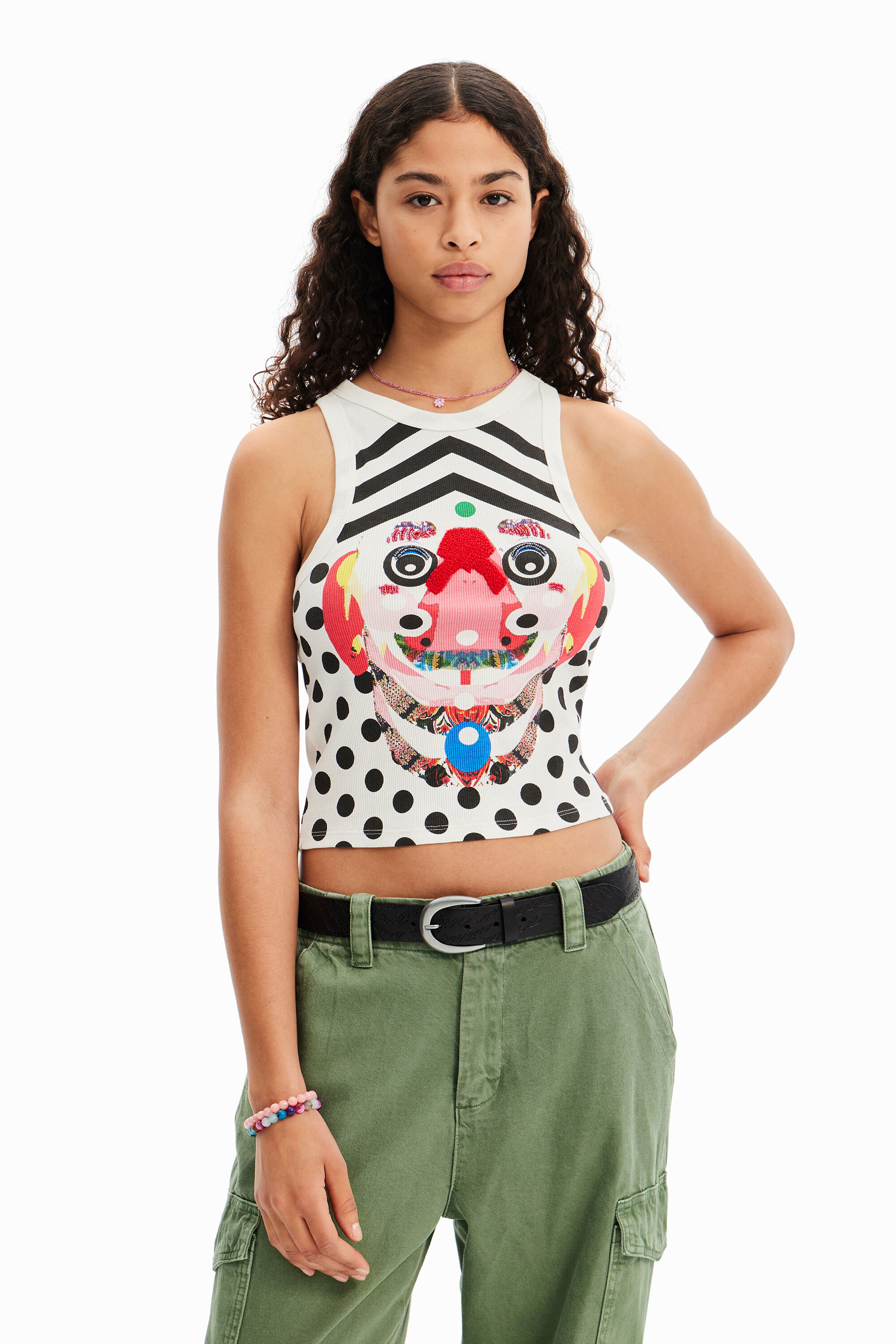 T-shirt pois M. Christian Lacroix