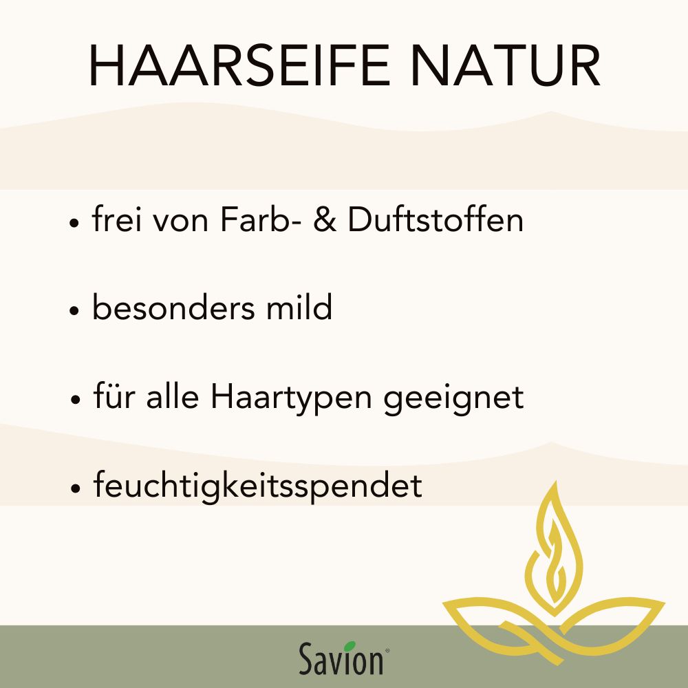 Savion Haarseife Natur
