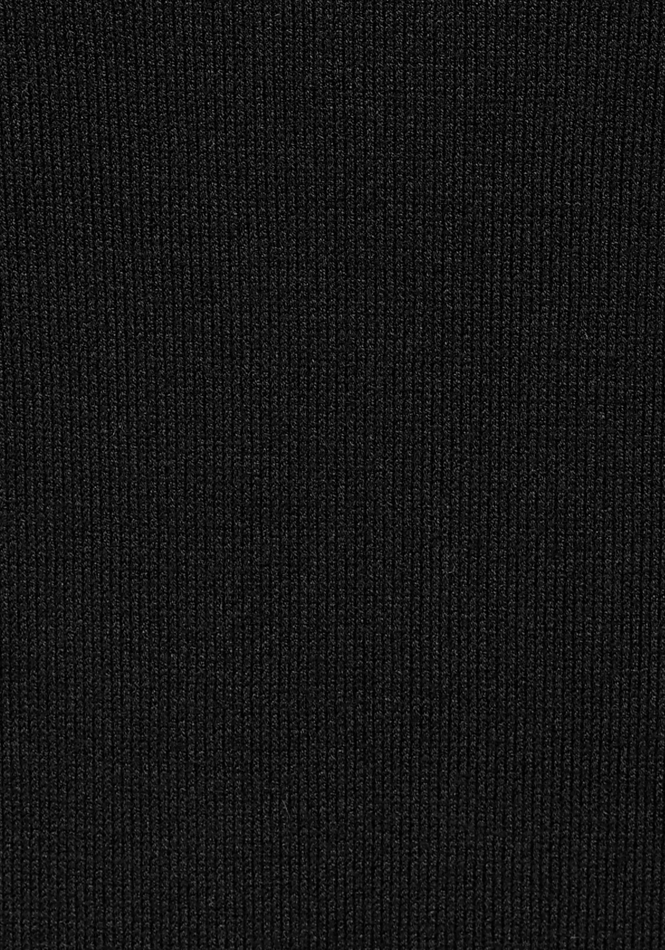 Laura Scott Longpullover , mit Schnürung am Ärmel und U-Boot Ausschnitt