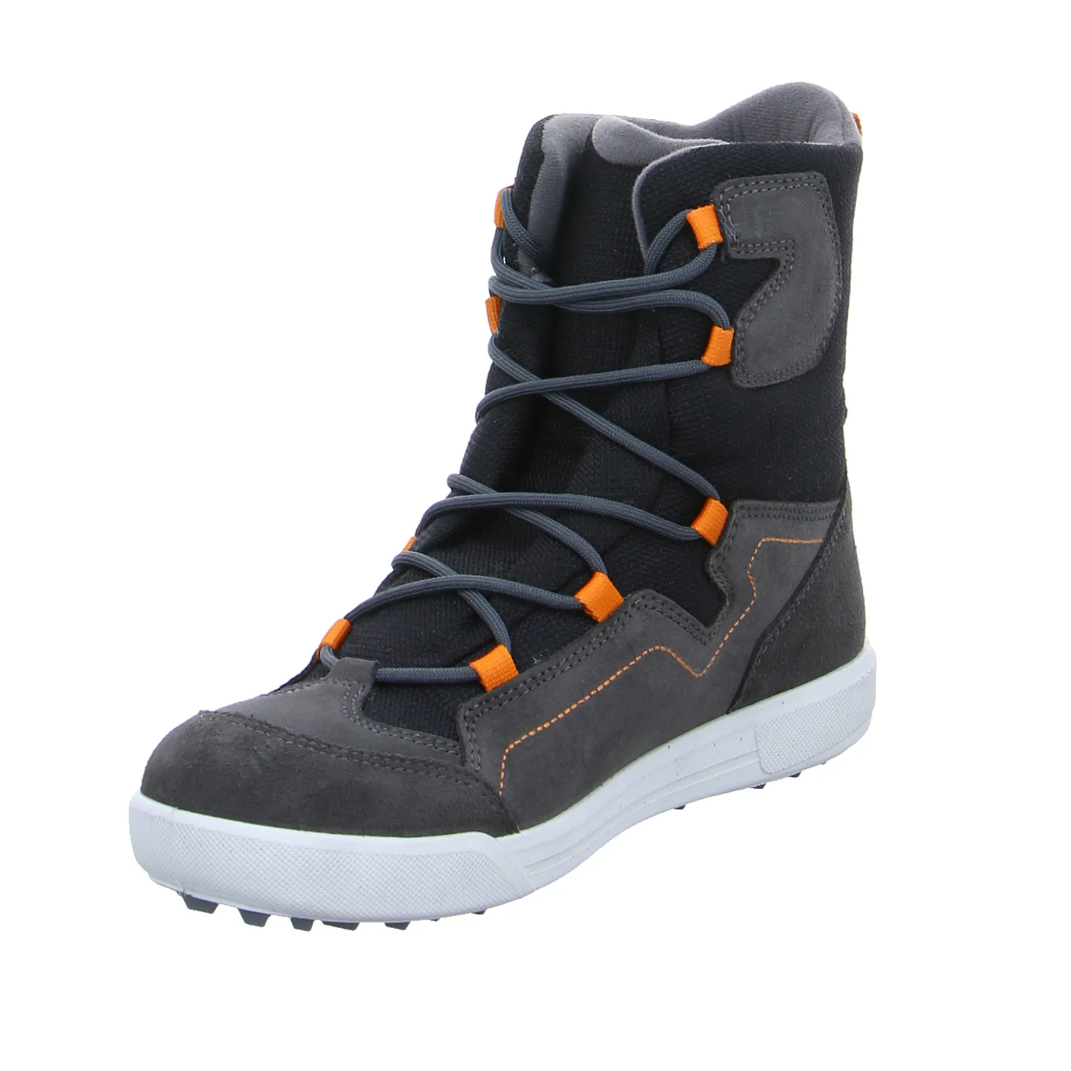 LOWA Jungen- Snowboot Membran Anthrazit Textil  Winterstiefel