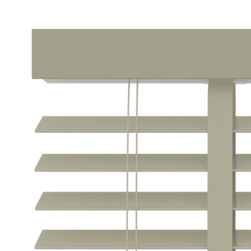 KARWEI houten jaloezie 50 mm leem (kleurnr. 945) 60x180 cm (bxh)
