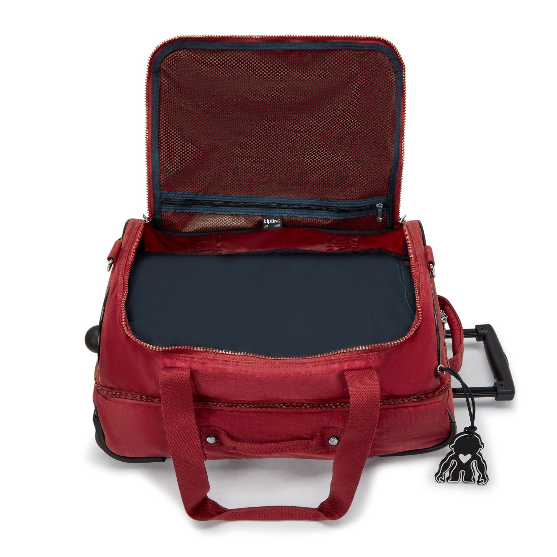 TEAGAN US Petit Sac de Voyage Cabine à Roulettes - Funky Red