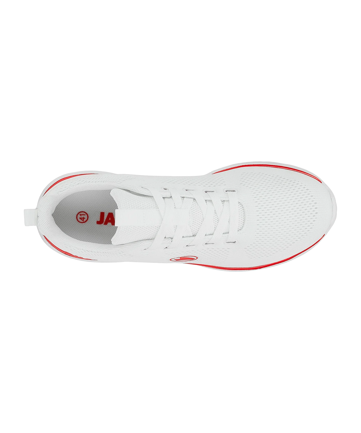 JAKO Team Mesh Sneaker Weiss Rot F004