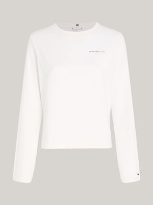 Blusa de manga comprida com logo da coleção Curve 1985