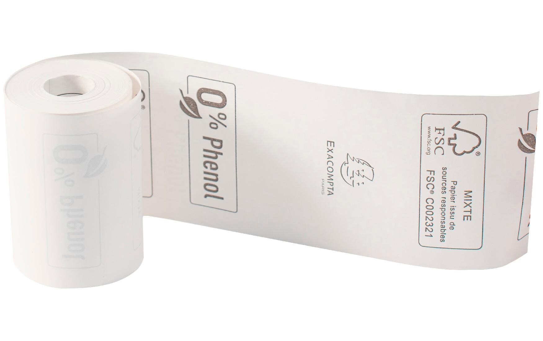 Thermo-Papierrolle 57 x 40 x 12 mm, 18 m, 20 StückPapierrollen ohne Kern