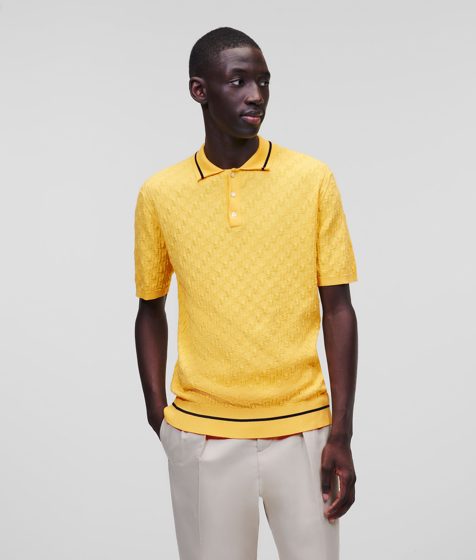 POLO TRICOTÉ KL MONOGRAM
