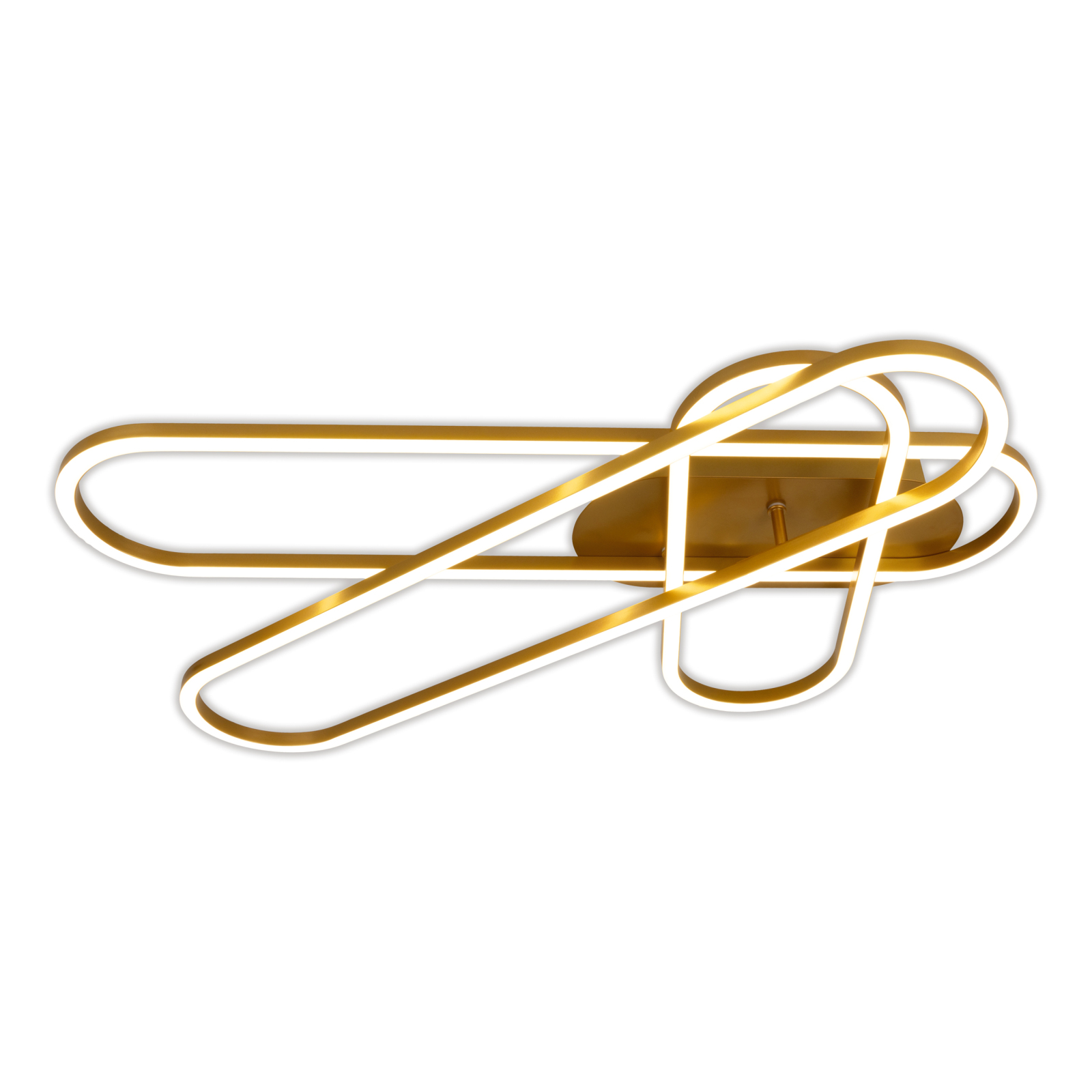 LED-Deckenleuchte CARLON - gold - dimmbar