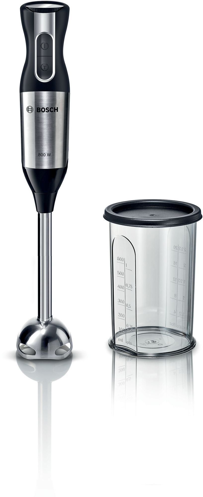 Batedeira manual ErgoMixx Style 800 W em aço inoxidável MS6CM4110