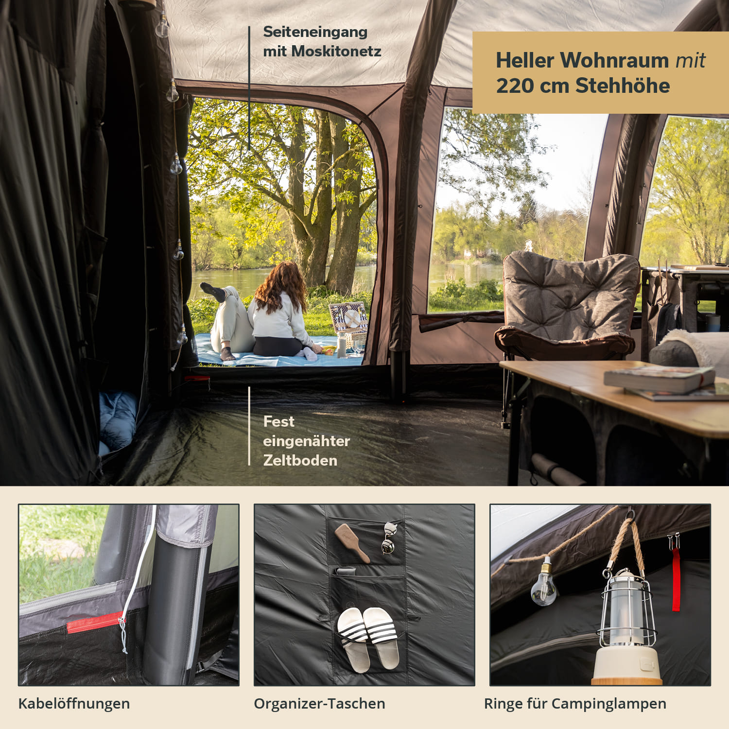 Skandika Timola 6 Air Sleeper Protect XL Plus Tent