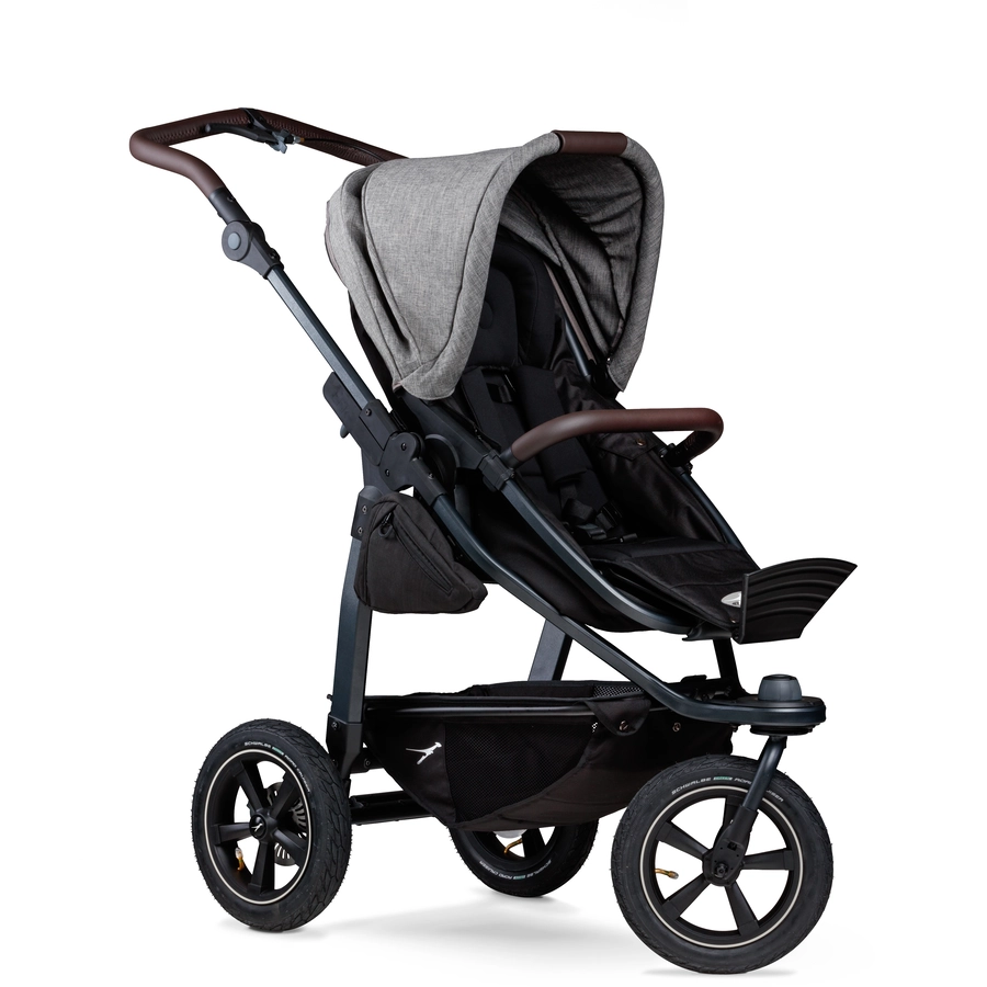 tfk Kombikinderwagen Mono 2 mit Luftrad premium grau