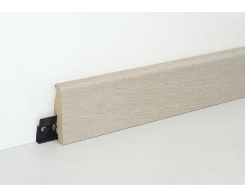 Plint eiken Aalborg FU060L 19 x 58 x 2400 mm