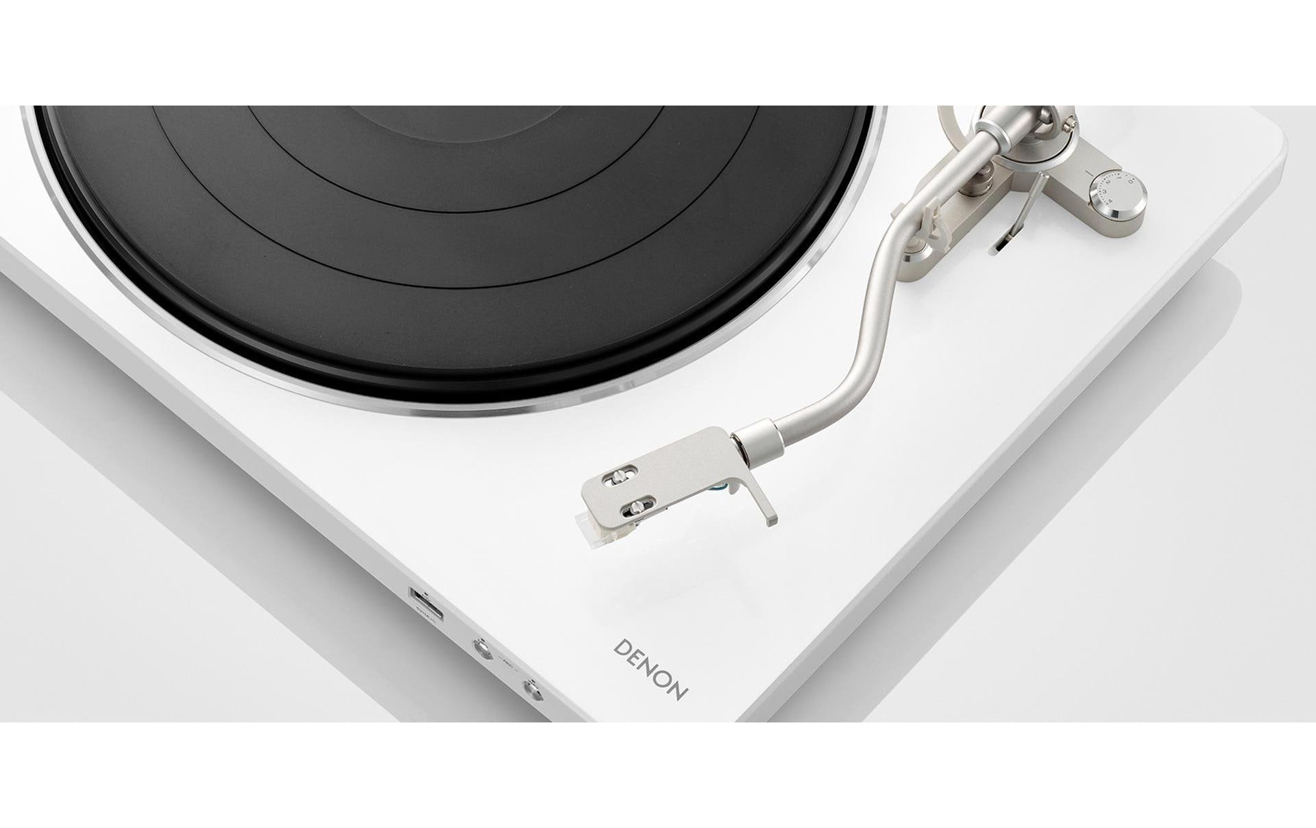 Plattenspieler Denon DP-450USB Weiss<br>Moderner Plattenspieler mit Digitalisierungsmöglichkeit