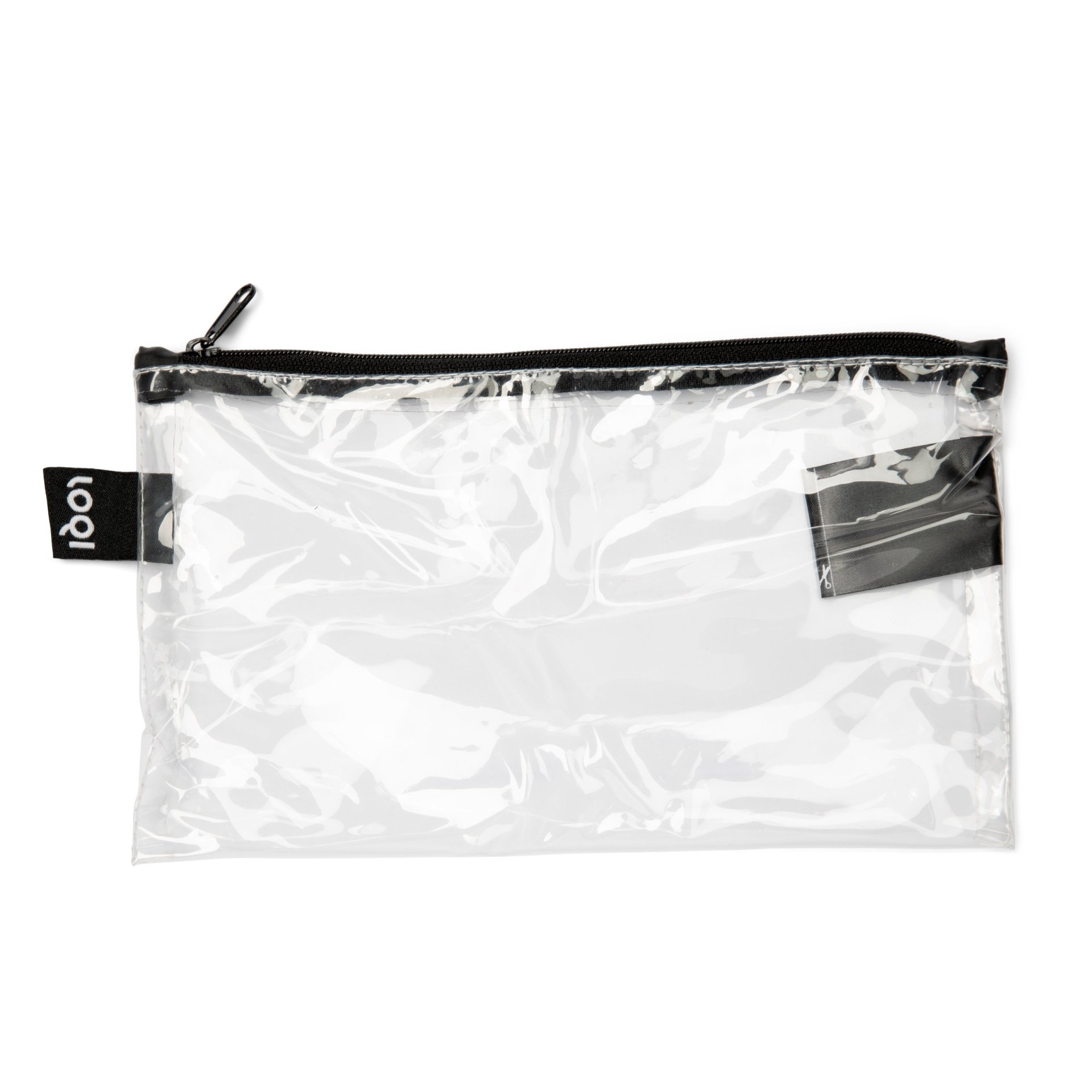 Loqi Reißverschluss Zip Pocket transparent