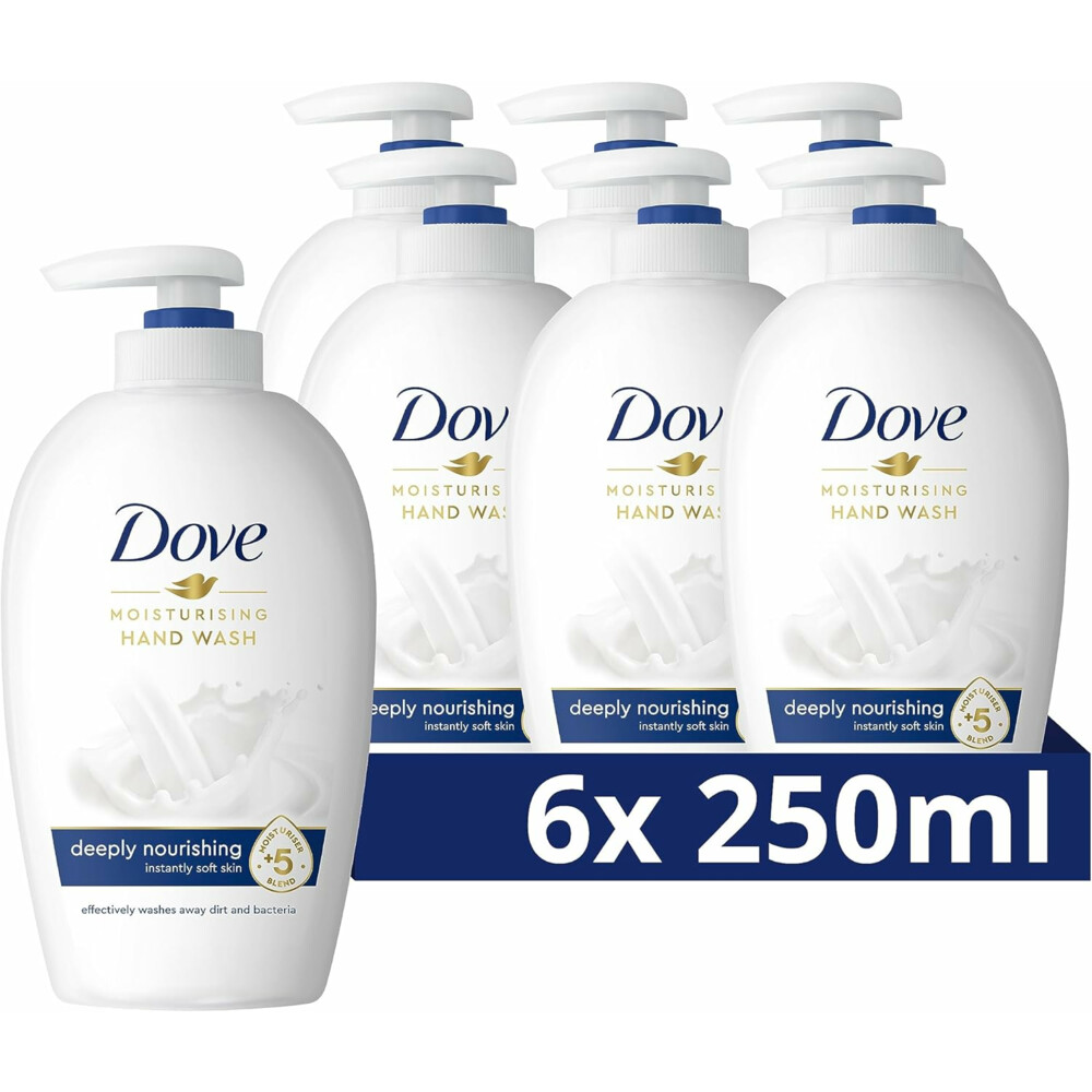 6x Dove Handzeep Original Deeply Nourishing250 ml