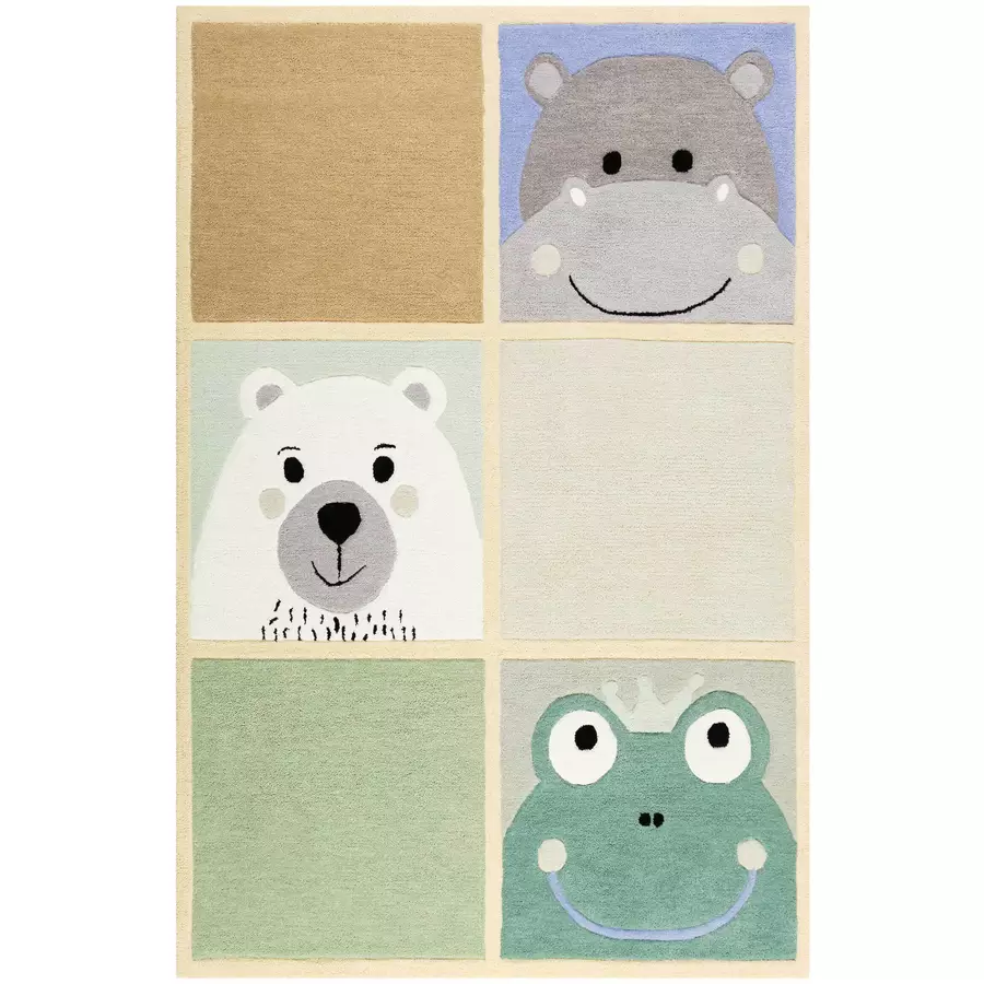 Smart Kids Kinderteppich What's Up!? taupe