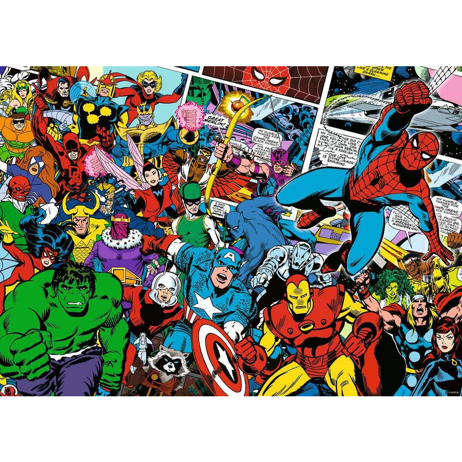 Ravensburger Challenge Marvel bunt