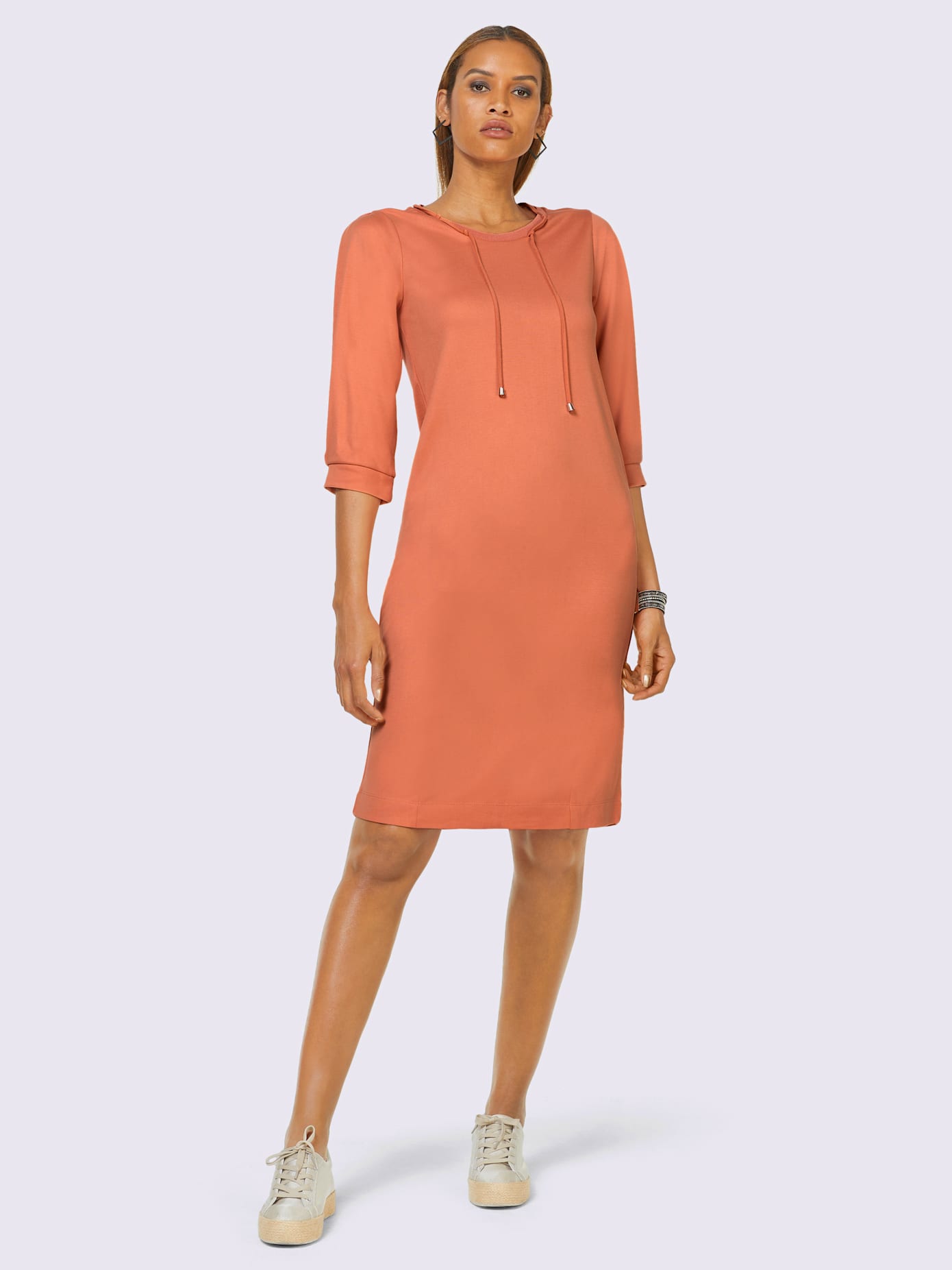Robe en jersey mélange de viscose doux