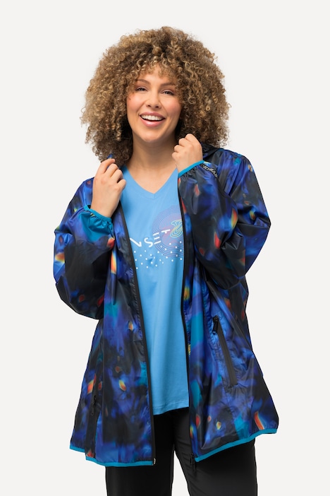 Funktionsjacke, wasserdicht, Kapuze, recycelt