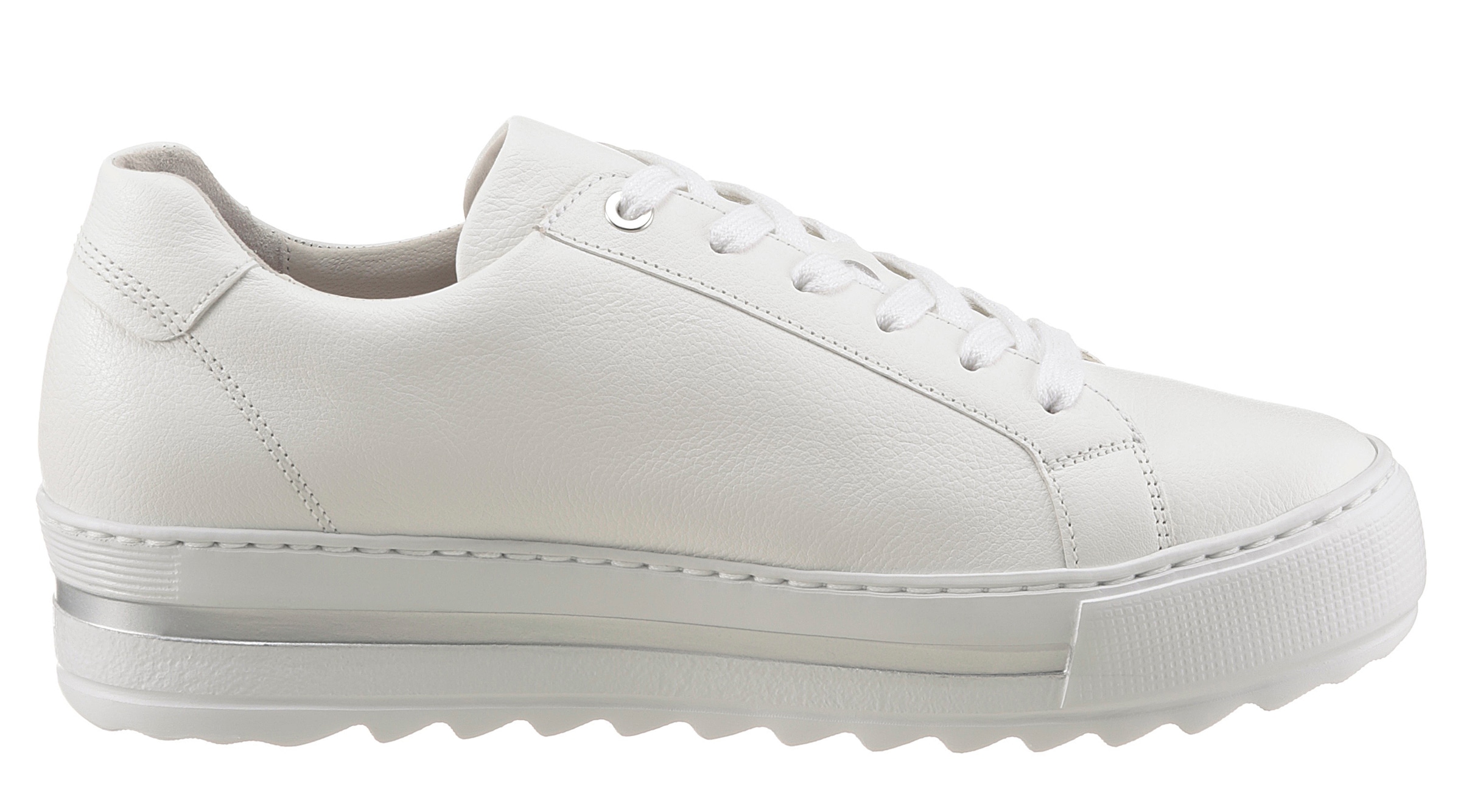 Gabor Plateausneaker »FLORENZ«  in Schuhweite G (=weit), Freizeitschuh, Halbschuh, Schnürschuh