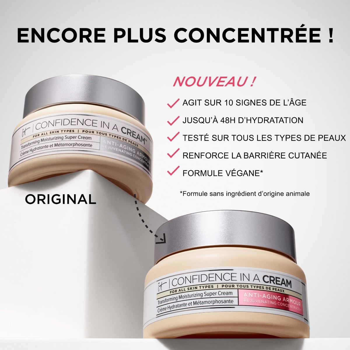 It Cosmetics Confidence in a Cream™ Supercharged Crème Hydratante Anti-âge