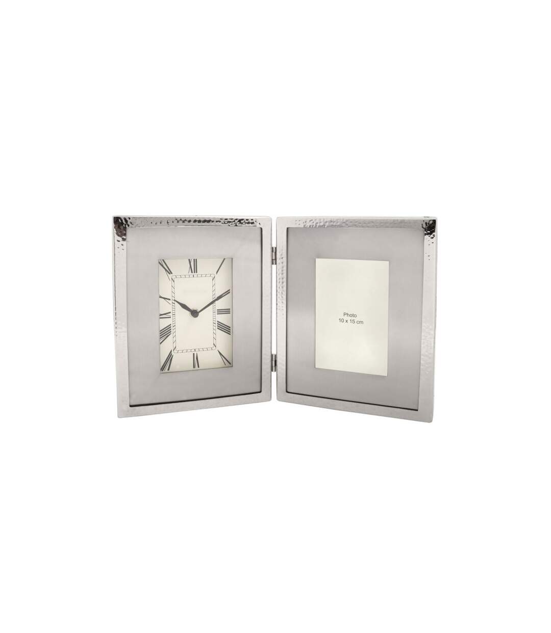 Paris Prix - Horloge à Poser à Quartz moments 40cm Argent