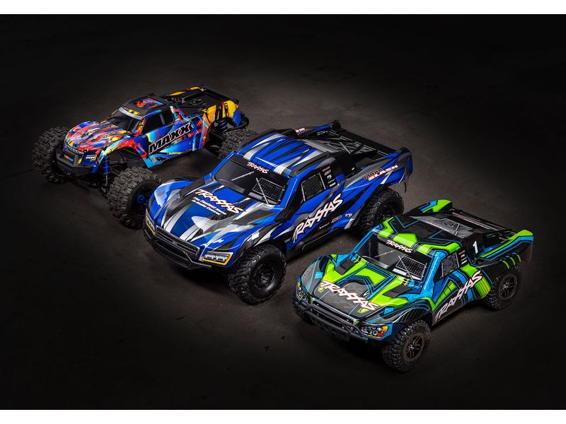 Traxxas Short Course Truck Maxx Slash 4x4 6S Blau, ARTR, 1: Robuster 6S Brushless 4WD SCT