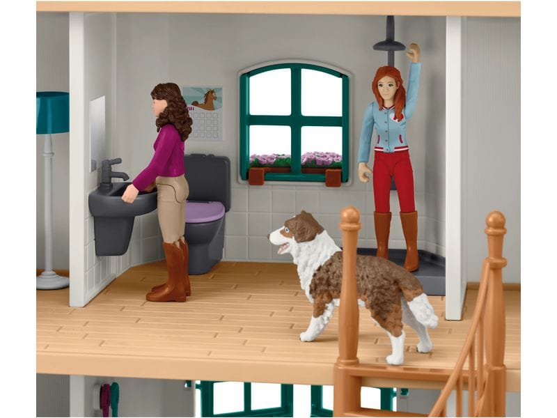 Schleich Spielfigurenset Horse Club Lakeside Pferdehof Playset fördert kreatives Spielen