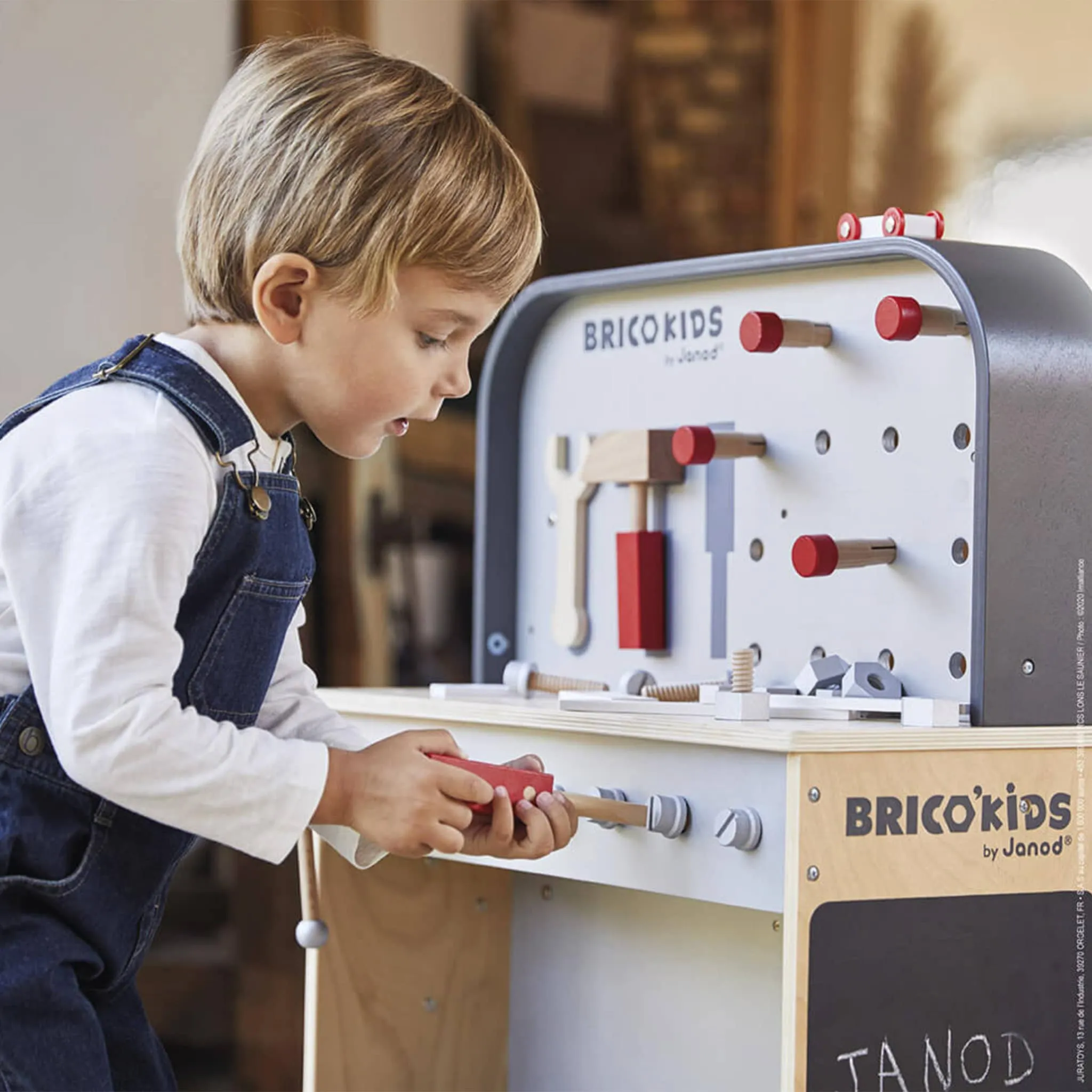Janod Établi Réversible Brico'Kids