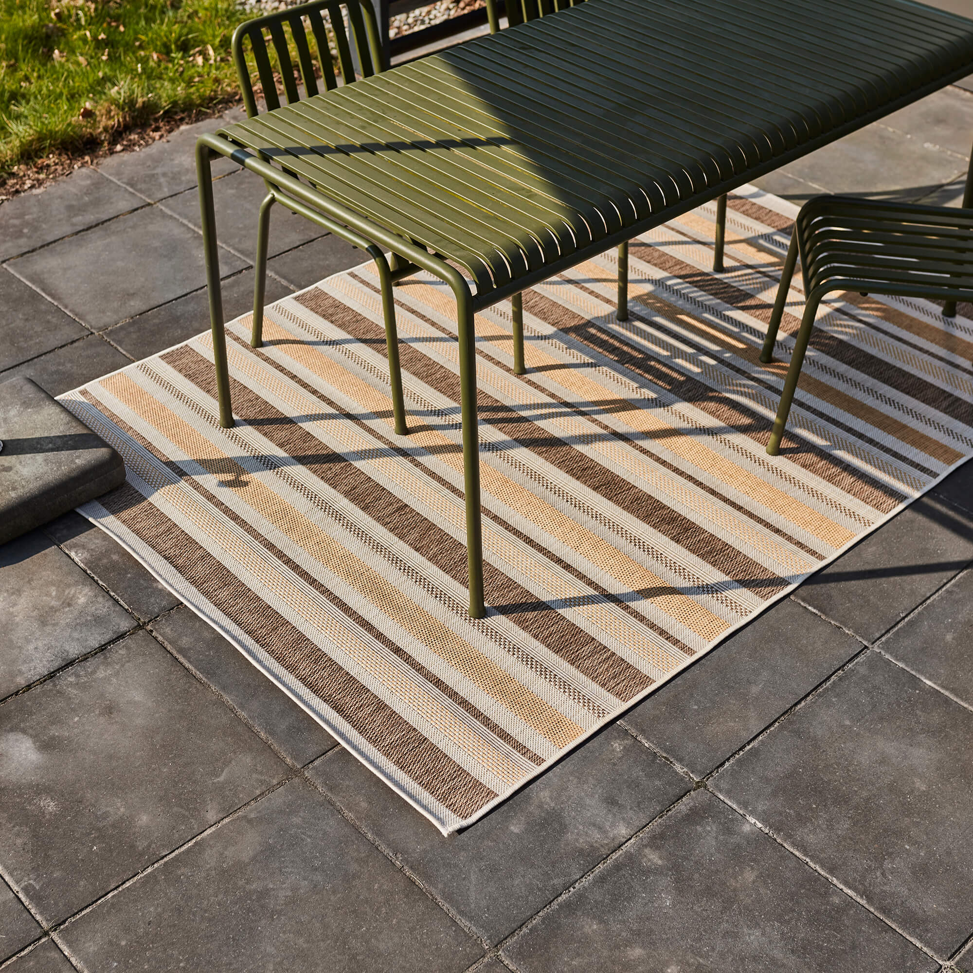 Mrcarpet Buitenkleed Treviso Bruin|Geel 160 x 230cm